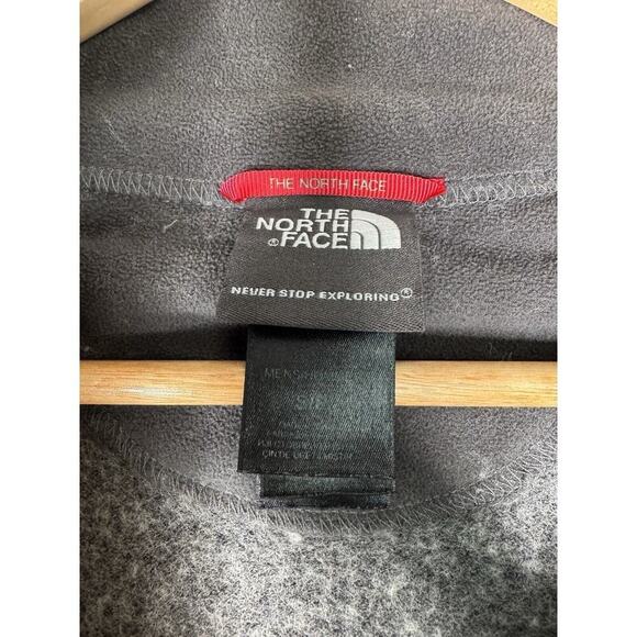 The North Face Pullover Grey Womens SMALL 1/4 Zip Merino Wool Blend Sweater Top - Picture 4 of 8